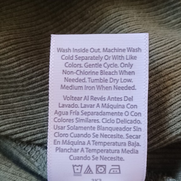 Time and Tru Women's Olive Green T-Shirt 3X (22) 100% Cotton Momcore Earthy Soft - Picture 5 of 6